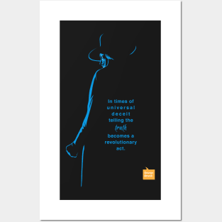 George Orwell Minimalist Quote poster Posters and Art